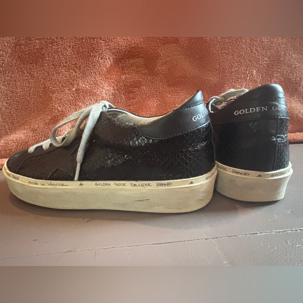 Golden Goose Black and White Sneakers - Picture 10 of 15